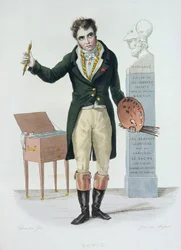 Jacques Louis David (1771-1835), ilustración para 